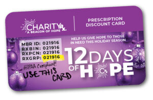 CharityRx prescription discount card